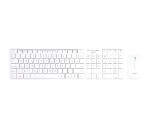 Immagine per 2.4G WIRELESS MOUSE AND KEYBOARD BIANCO da Sacchi elettroforniture